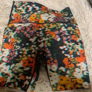 Aerie Floral Athletic Shorts - Multicolor